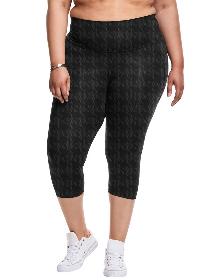 Champion Legging Dames - Zwart - Plus Absolute Knee ( 260579-QOZ )